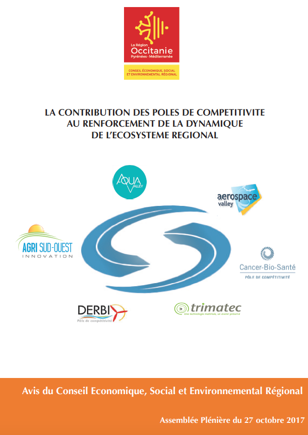 Occitanie - CESER - Assemblée plénière - pole de compétitivité