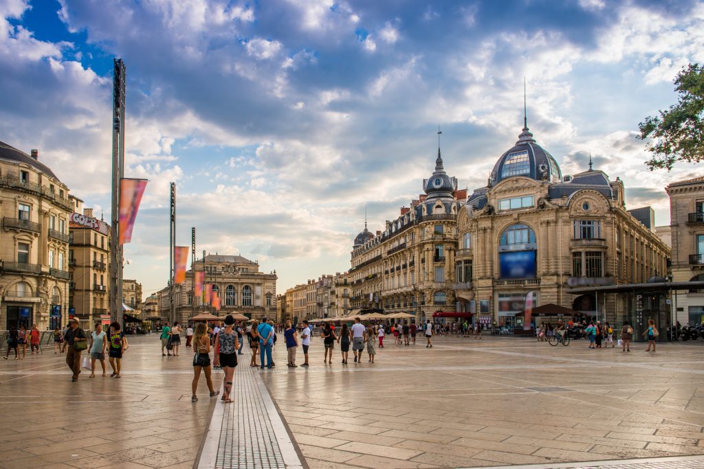 Place de la comédie - Montpellier - Occitanie