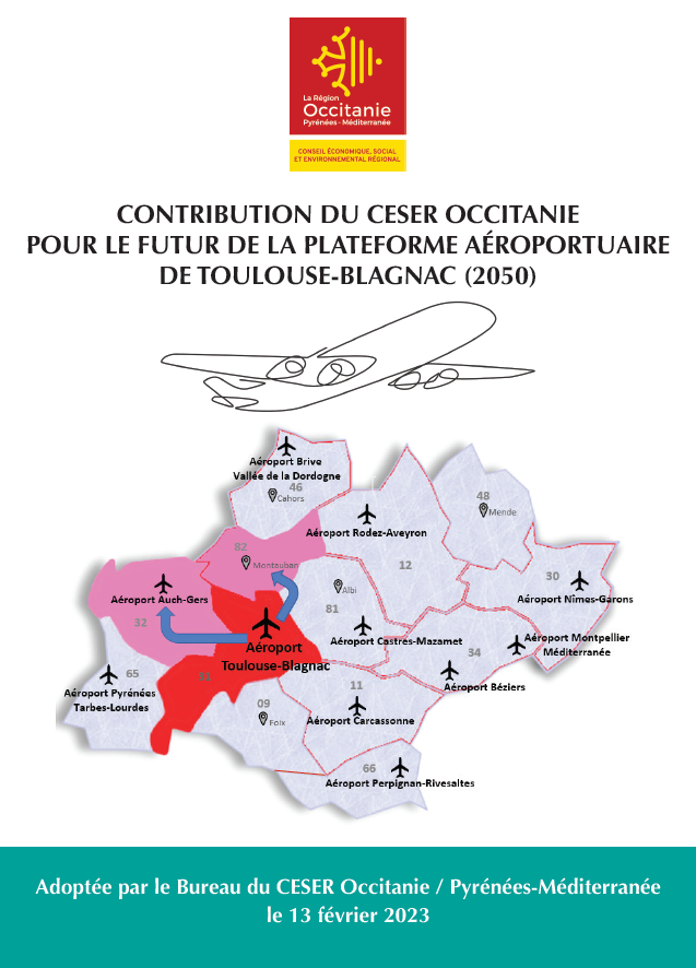CONTRIBUTION DU CESER OCCITANIE POUR LE FUTUR DE LA PLATEFORME AÉROPORTUAIRE DE TOULOUSE-BLAGNAC (2050)
