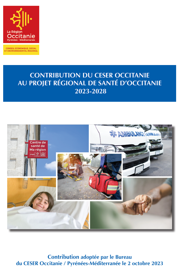 CONTRIBUTION DU CESER OCCITANIE AU PROJET RÉGIONAL DE SANTÉ D’OCCITANIE 2023-2028